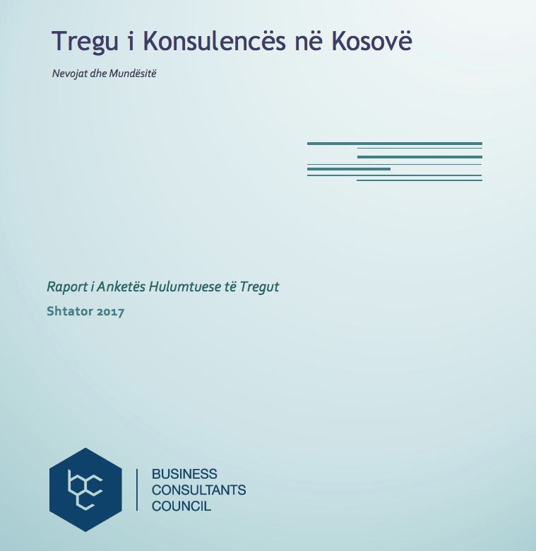 September 2017: Kosovo Consulting Market: Needs and Opportunities report - BCC & UBO Consulting