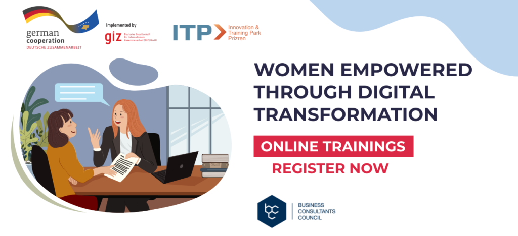 02 November - 03 December 2020: The 5 groups of Women in Business finish successfully the training phase | BCC & GIZ
