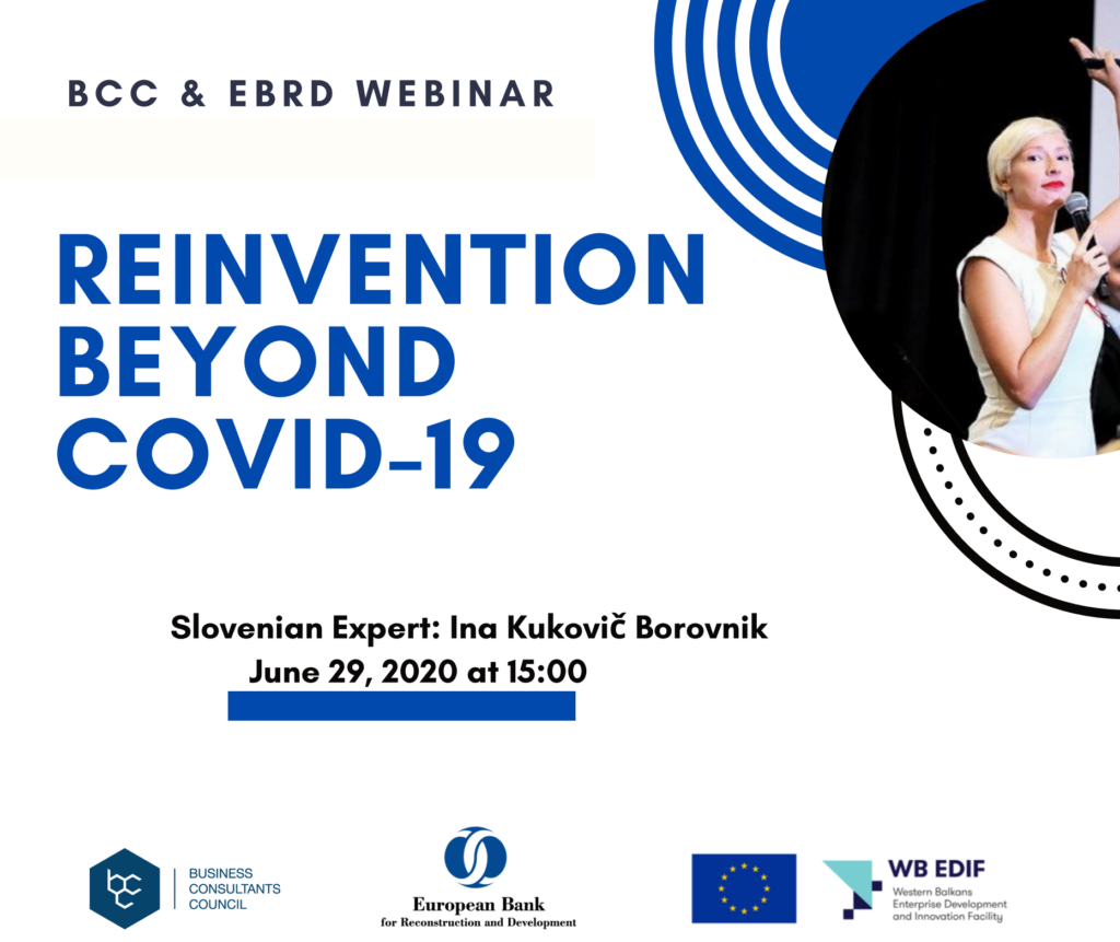 24 June 2020: Professional Webinars Series: Reinvention beyond Covid-19 | BCC & EBRD