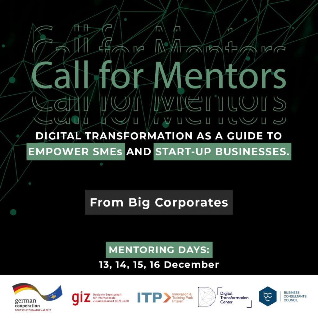 Terms of Reference for Mentors for the Project Digital Transformation as a guide to Empowering SMEs and Start-up Businesses