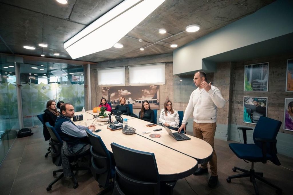 December 2021: Company visits from Group 1 of the Digital Transformation training