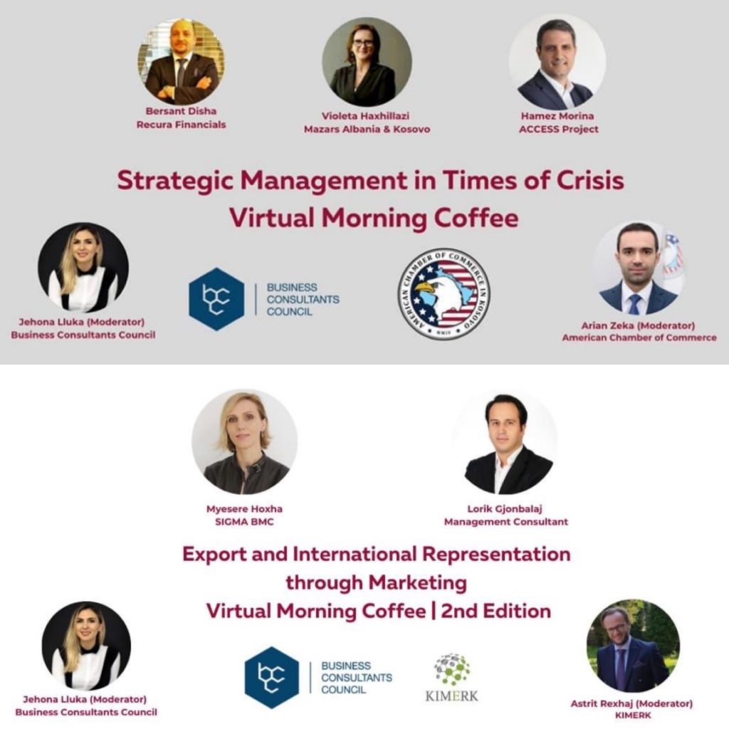 February 2021: BCC launches and implements the very first edition of Virtual Morning Coffee Sessions