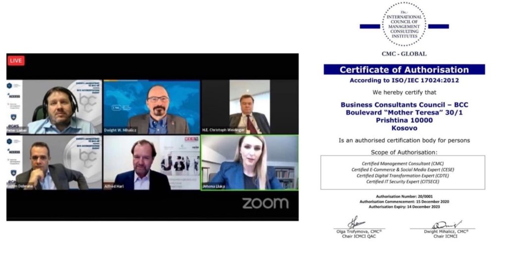January 2021: BCC is officially the second entity in the world for Digitalization Certifications.
