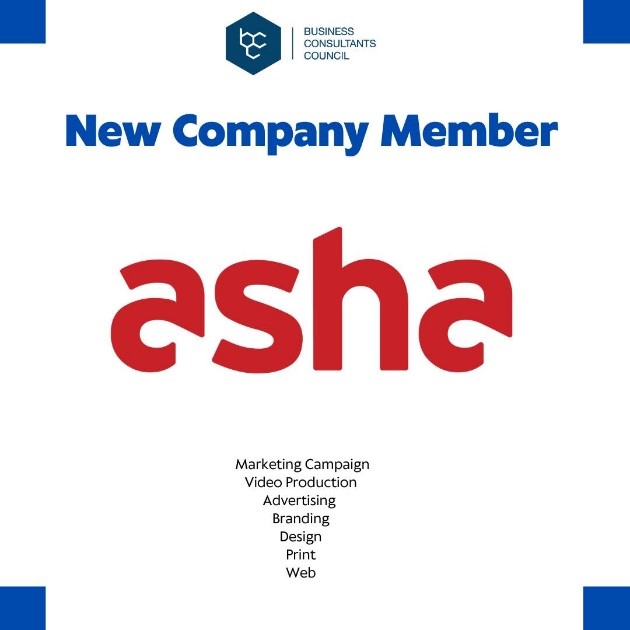 ASHA becomes the newest Company member of the Business Consultants Council (BCC)