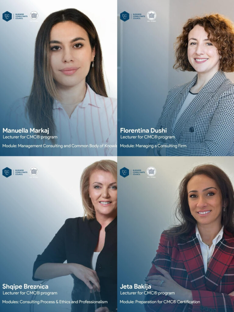 Announcement of the Lecturers for the Newest Edition of Certified Management Consultant - CMC®️